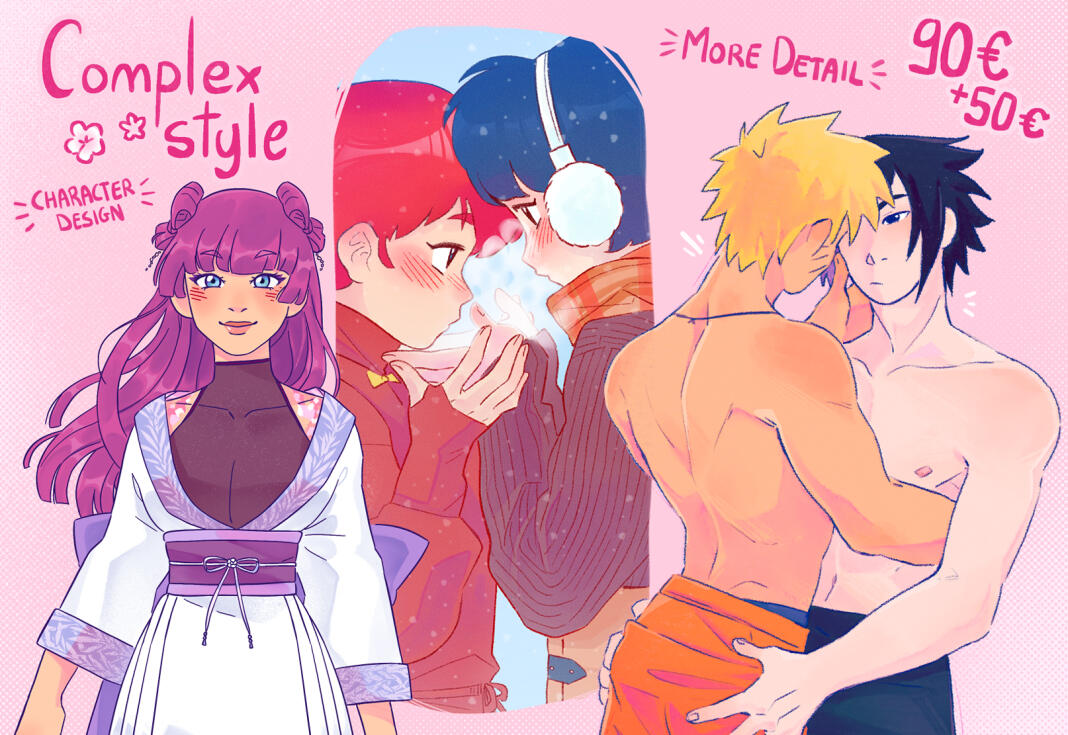 2 Characters Half body 2 Characters Half body